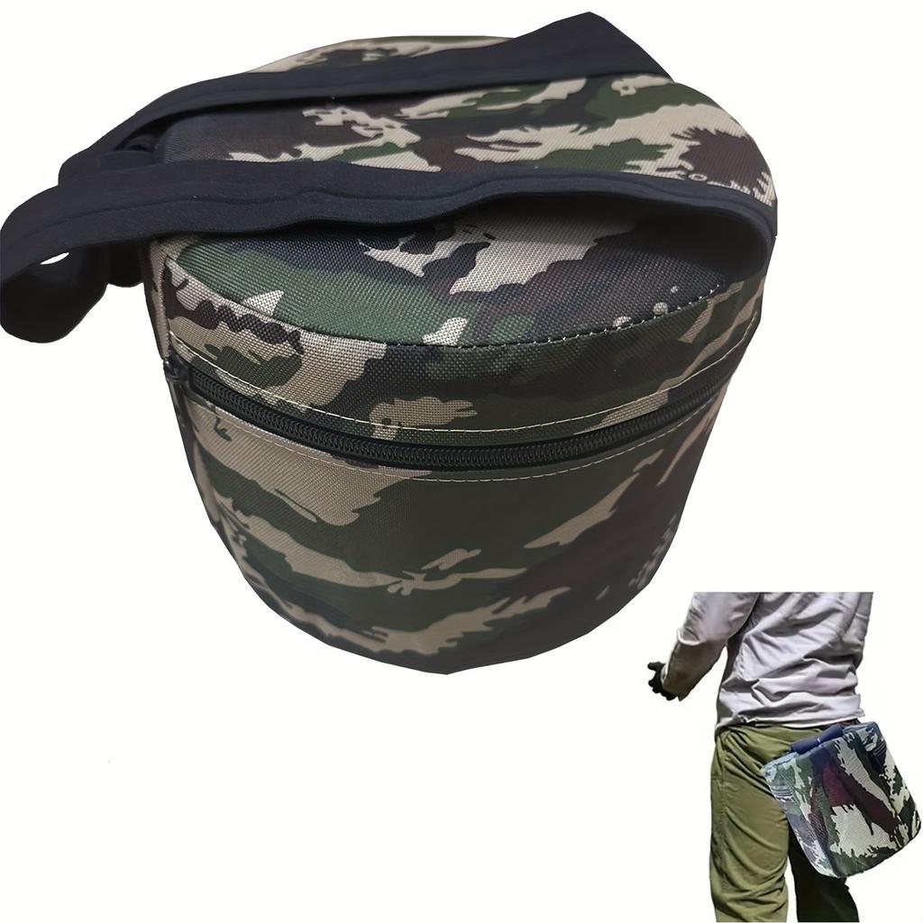 Outdoor Fishing Chair Gardening Stool Footstool Wearable Work Seat Round Stool For Outside Gardening Planting Fishing Farm