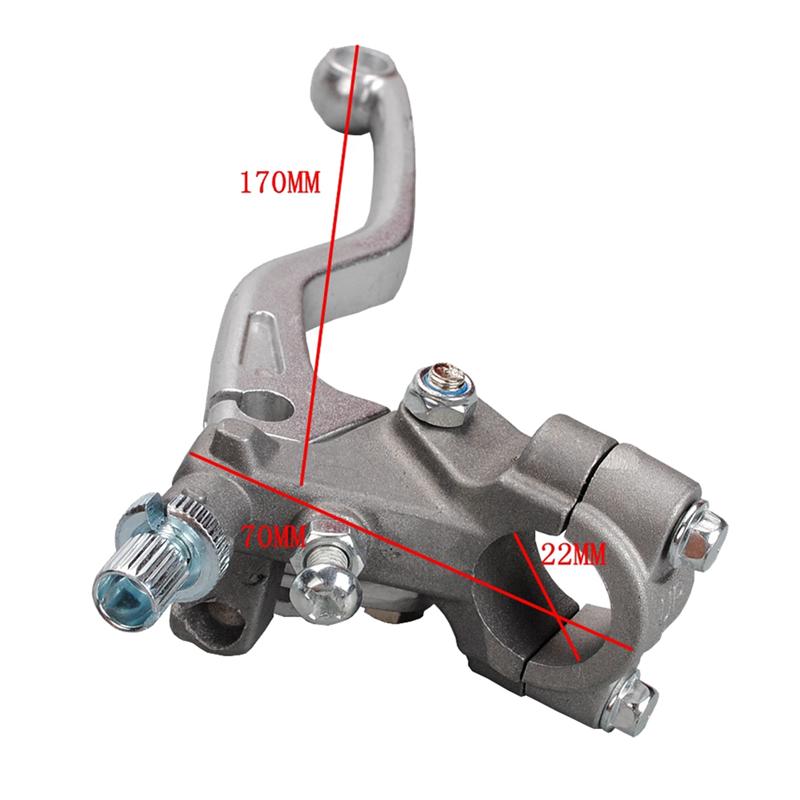 1 Pair Motorcycle Brake Clutch Master Cylinder Lever Silver Metal For Honda CR 125R 250R 500R CRF 150 250 450 2002-2012-A99D