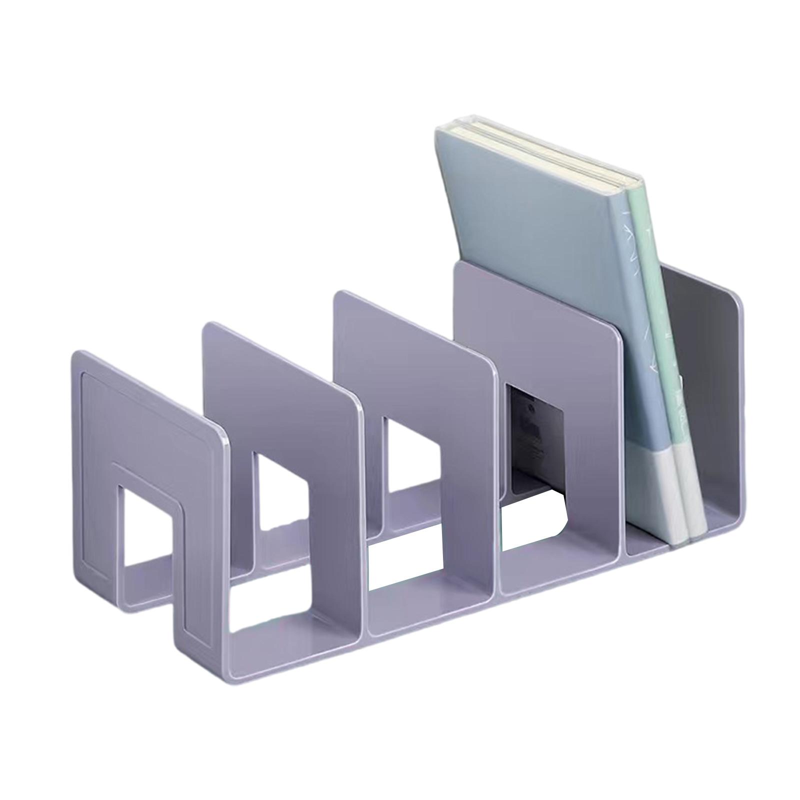 

Стол Boodend с 4 отделениями, многофункциональный стол Bood End, подставка для журналов и книг, органайзеры для экономии места на столе фиолетовый