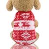 Weihnachtskleidung für Hunde, warme Winter-Haustierkleidung für kleine und mittelgroße Hunde, Elch, Weihnachtsmann, Hunde- und Katzenmantel, Kapuzenpullover, Weihnachtskostüm für Hunde