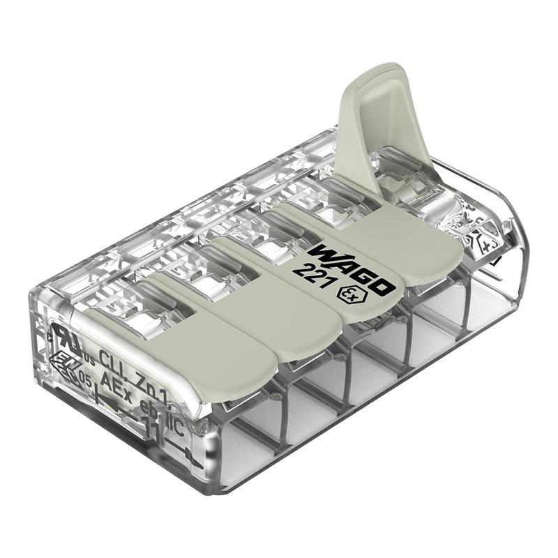 Original Wago Klemmenblock 221-412 221-413 221-415 221-2411 221-612 221-613 221-615 221-482 221-483 221-485 Verdrahtungsverbinder