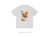 Unisex Cotton Potato Print Casual Tee - Trendy & Fun Short Sleeve