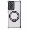 For Samsung Galaxy Note20 Ultra/Note20 Ultra 5G Case Electroplating TPU Cover with Kickstand Mirror