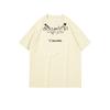 Pure cotton American short-sleeved t-shirt women's summer new loose fat mm design sense niche high street half-sleeved top