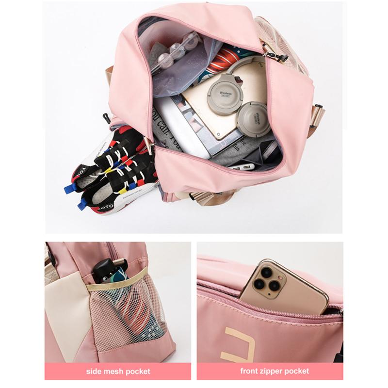 Travel Gym Bag Dry Wet Women Yoga Sports Handbags Fitness Training Shoulder Crossbody Bags Shoes Storage Pocket Luggage Handbag