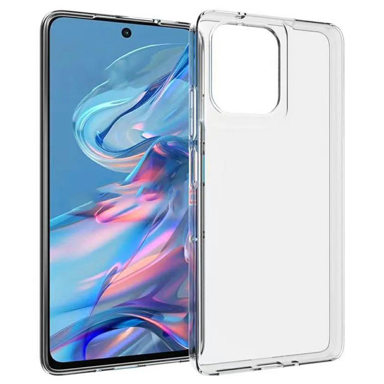 

For Motorola Moto G75 5G Case Slim Fit Transparent Soft TPU Phone Cover Style A