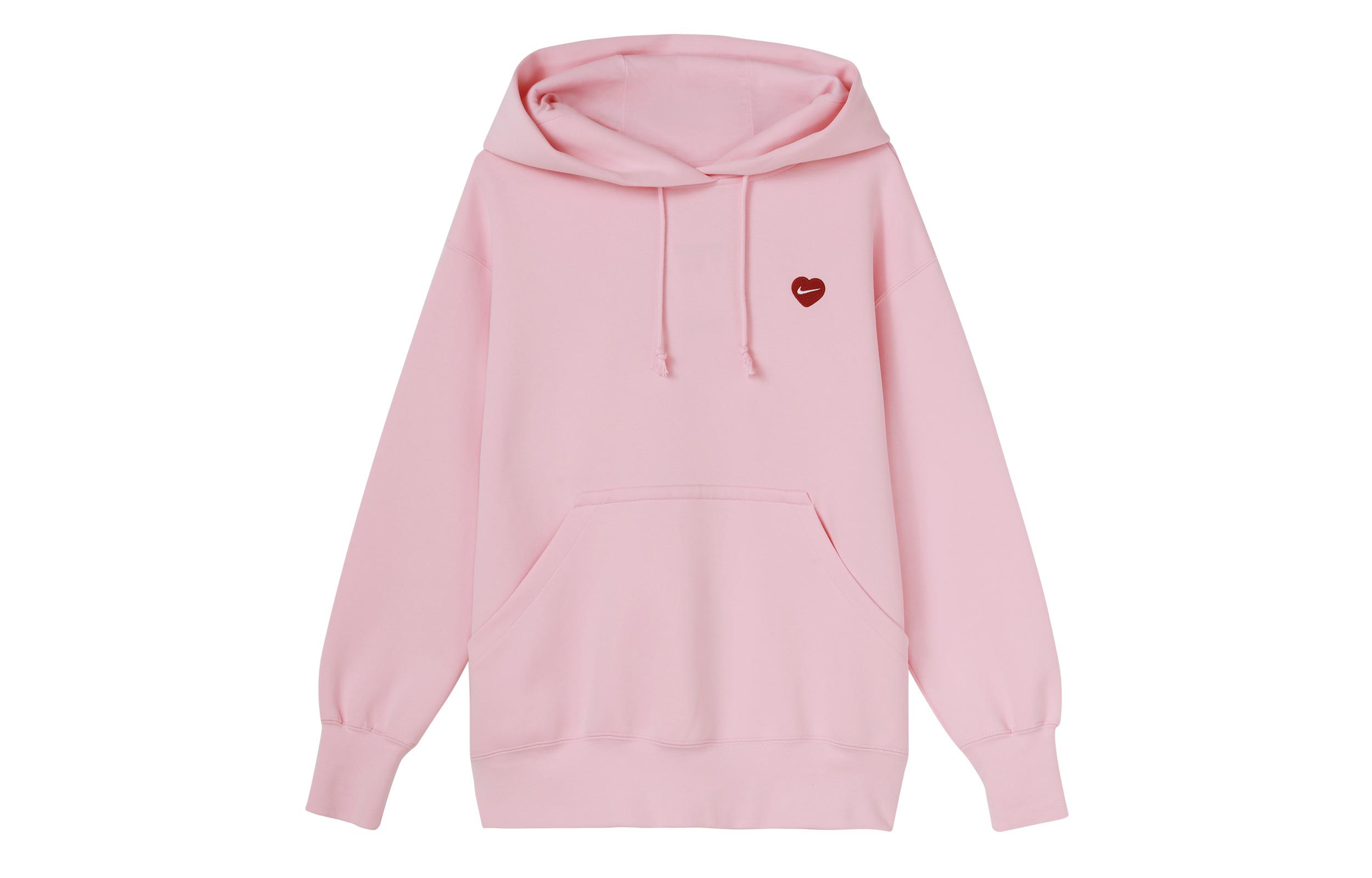 Nike Valentine s Day Collection Sweatshirts Women s Pink Hooded Moderate Regular FD9932-690 S