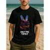 European Size Men'S Graphic T-Shirt - Breathable Pure Loose Fit Tee for Everyday & Formal Wear - All-Season Casual Shirt with Minimalist Design