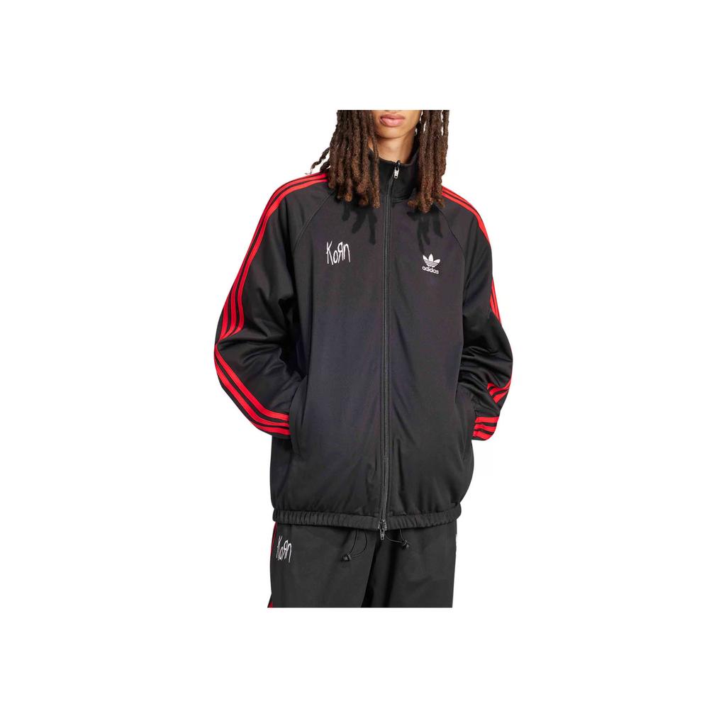 Adidas X KoRn Tepláková bunda (FW24) Černá Unisex Streetwear JG1341