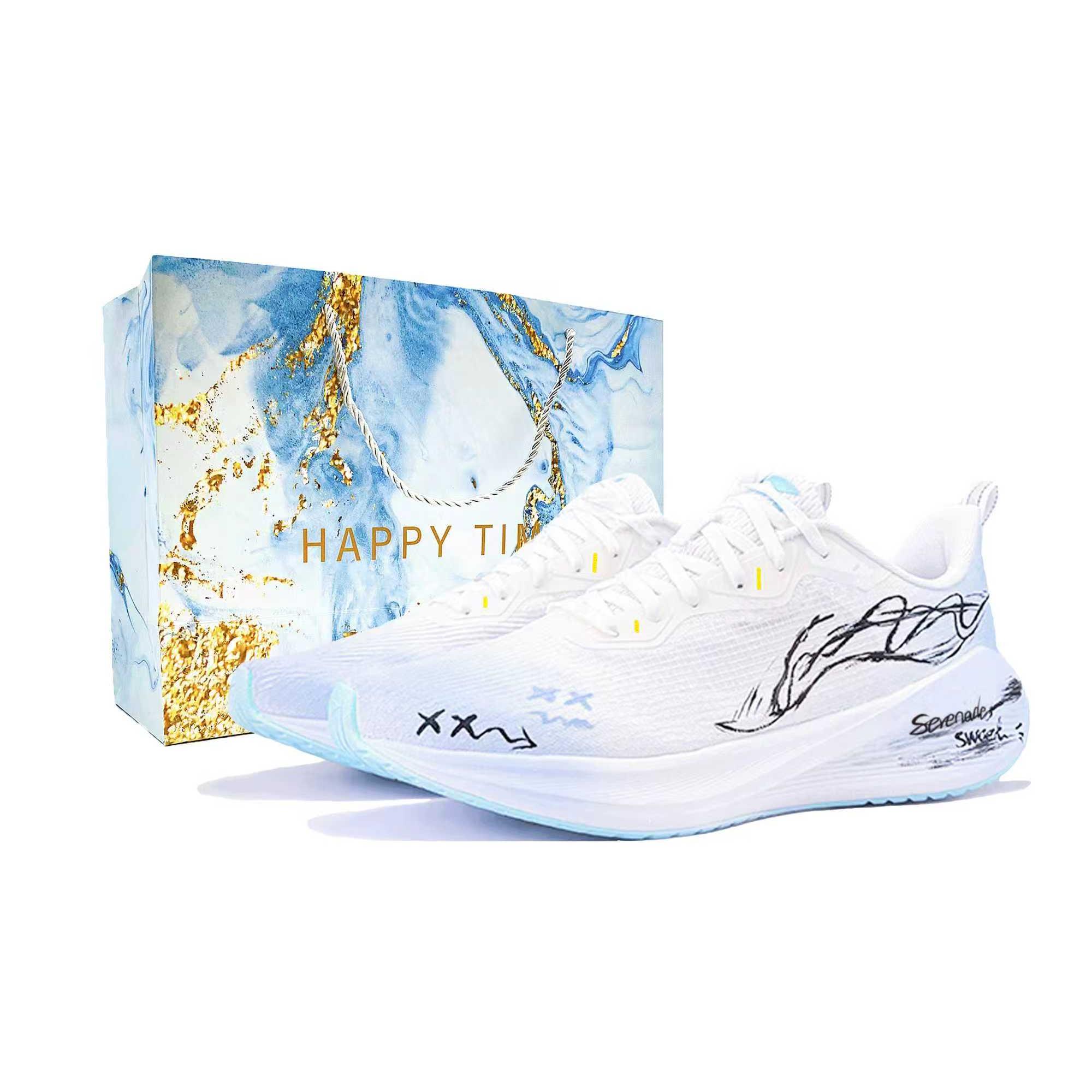 Мужские кроссовки для бега Li Ning Wuyue Низкие Черно-белые ARST003-1(Команда1957-ЛД) 42