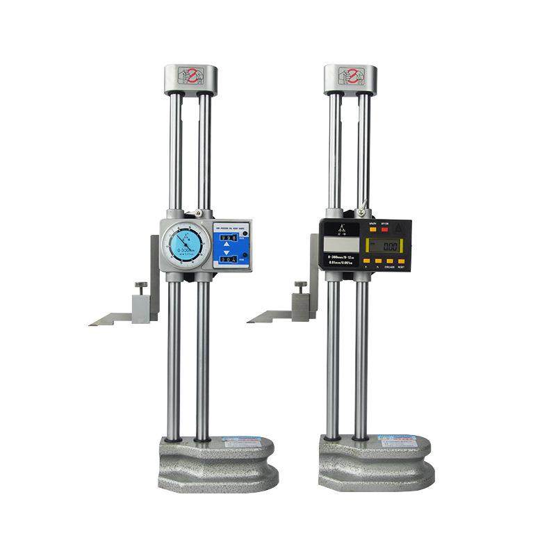 Digital Double Column Vernier Height Gauge 0-300mm with High Precision Scriber and Measurement Ruler.