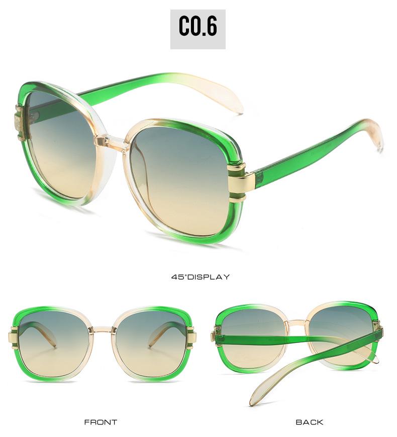 2023 Trendy Oval Sunglasses - European & American Street Style, Influencer Inspired, Hand-Grip Design for Women