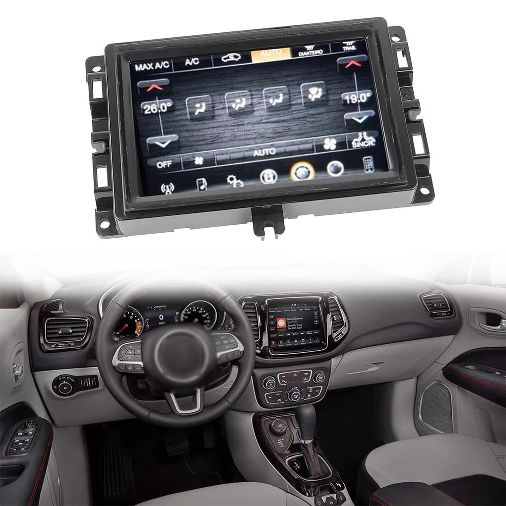 ABS 7 Uconnect LCD Touch Screen Radio Moni-tor Display With Frame Display Touch Screen Screen