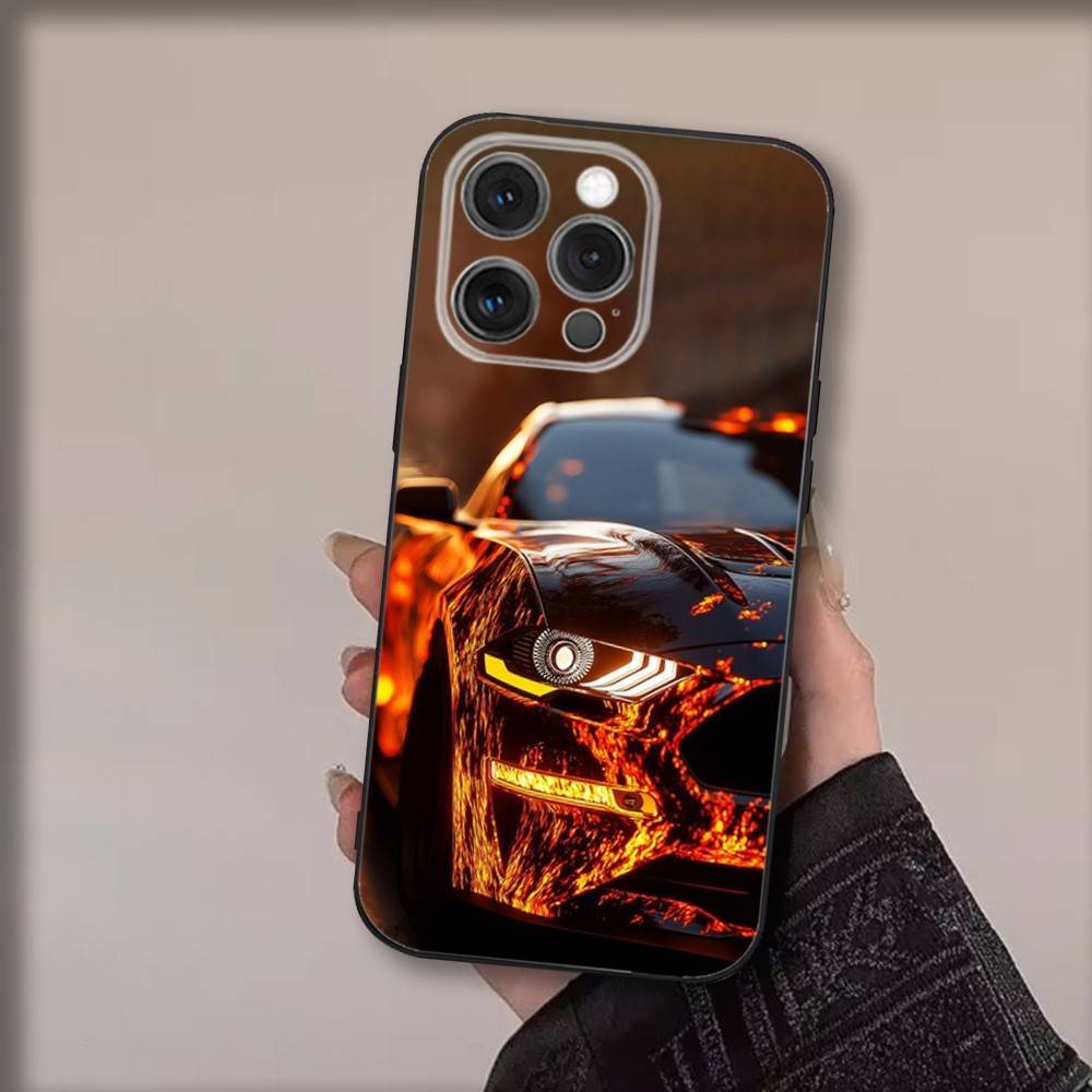 M-Mustangs Car Phone Case For iPhone 17,16,15,14,13,12,11,Pro,Max,Plus,Air,X,XS,XR,SE,8,7,Mini,Soft Black Funda