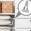 Closet Shelving Support System Installation Closet Shelf Brackets 0.5 Inch Internal Width Plastic Shelf Supports