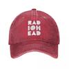 Módní hudební kapela Radiohead Baseballové čepice Unisex Opotřebované Prané Pokrývky hlavy Hip Hop Street Rock Venkovní Cvičení Čepice Klobouk