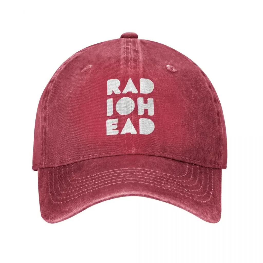 Módní hudební kapela Radiohead Baseballové čepice Unisex Opotřebované Prané Pokrývky hlavy Hip Hop Street Rock Venkovní Cvičení Čepice Klobouk