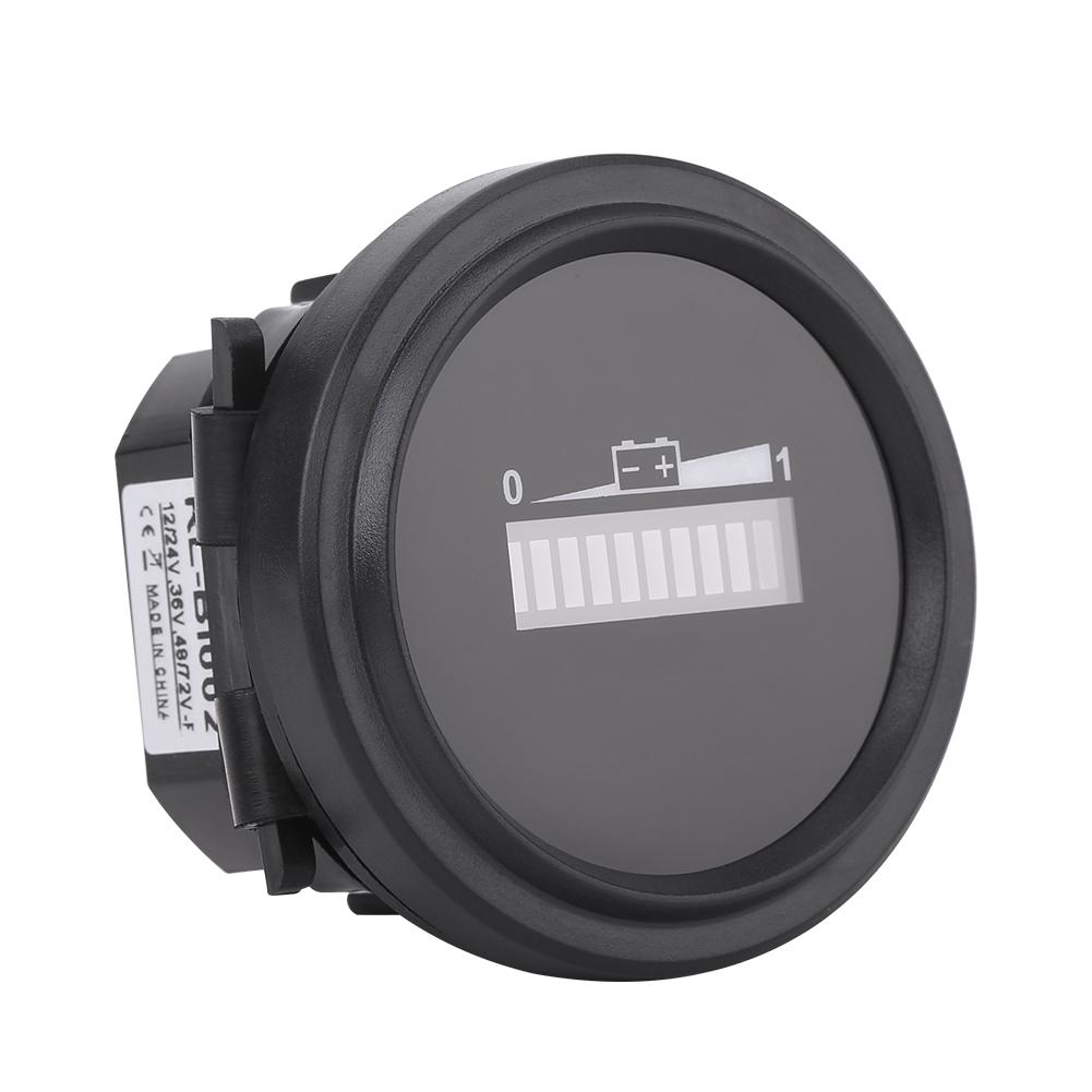 12V24V36V48V72V LED Digital Battery Indicator Meter Gauge for Golf Cart