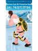 Cartoon Ski Protective Gear Set: Anti-Fall Waterproof Little Turtle Ski and Snowboard Knee Pads