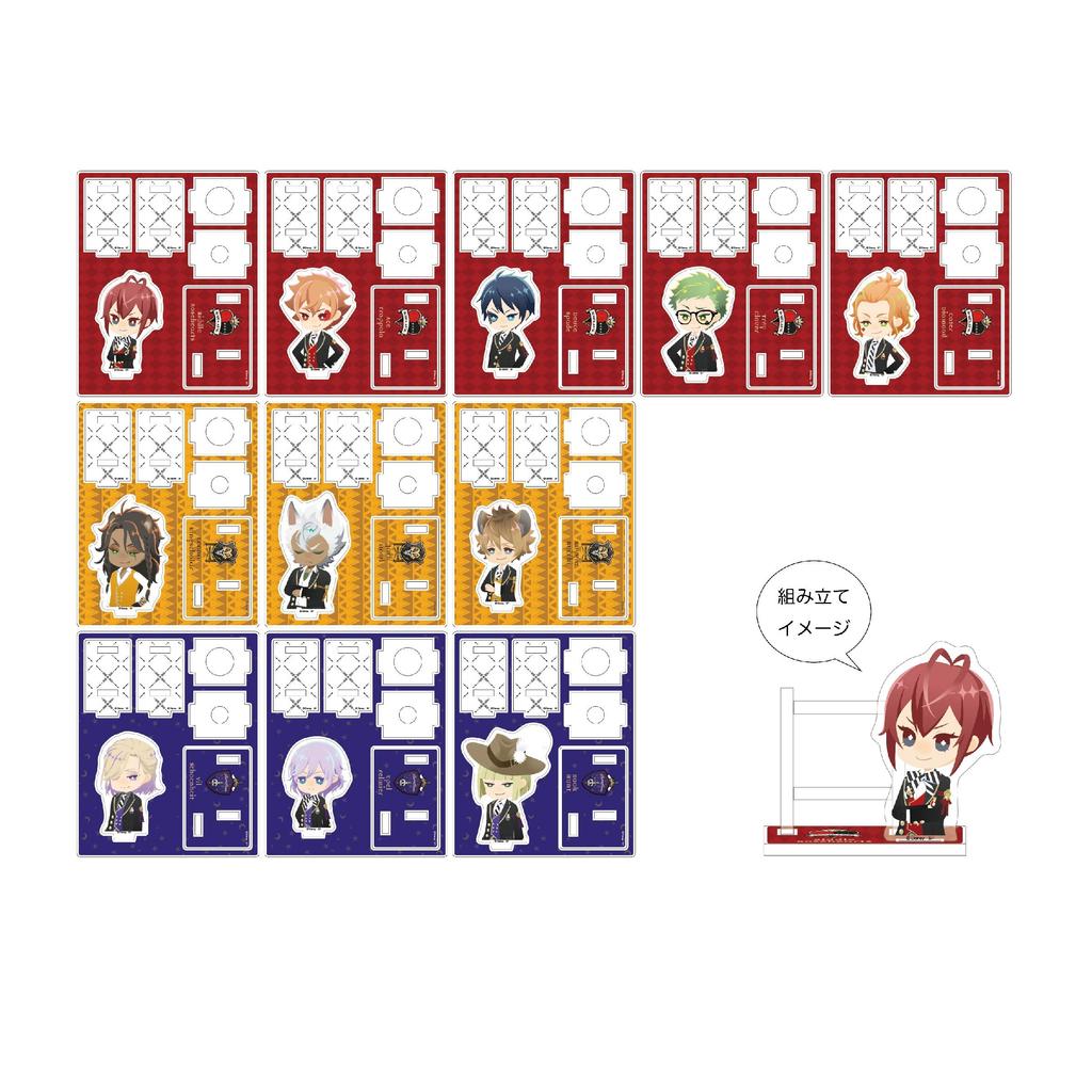 Small Planet [Kompletní sada] Twisted Wonderland Slepý akrylový stojánek Deformovaný Sada A, 11 typů (Box) DSST1194