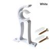 Durable Single Hang Curtain Rod Bracket Fixing Clip Thicken Hanger Hook Crossbar Furniture Hardware Rod Support Clamp