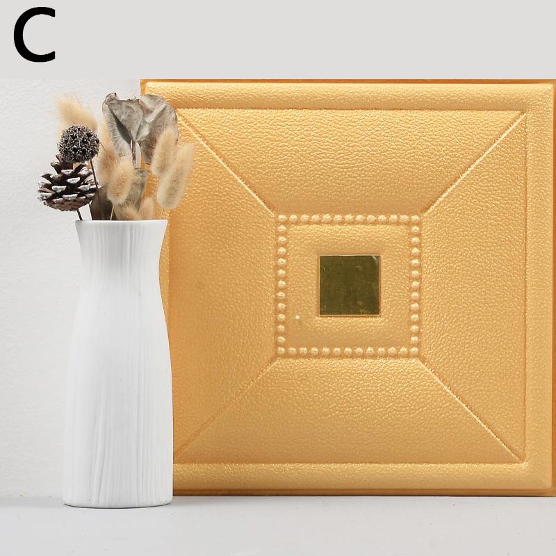 1 x 3D-Wandaufkleber für Wohnzimmer, Hintergrund, Ziegelstein, selbstklebend, 30 x 30 cm, Heimdekoration