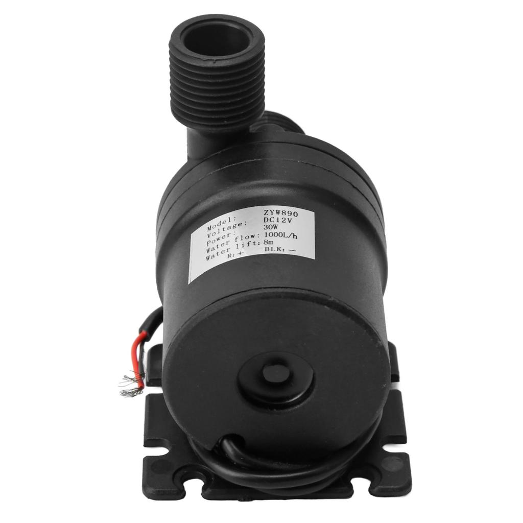 DC12V Brushless Water Pump Low Noise 30W 8m Lift Height for Home Fountain Water Circulation System