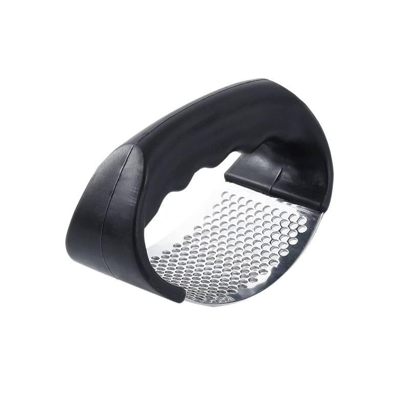Stainless Steel Garlic Press Manual Mashing Garlic Kitchen Multifunctional Household Garlic Press Garlic Squeeze Garlic Powder Tool