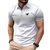 New Fashion Men Clothes Summer Fashion Casual Zipper Polo Shirt Men Lapel Golf Polo Shirt Tops .