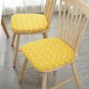 Non-Slip Breathable Dining Cushion Machine Washable Living Room Kitchen Chair Seat Mat Super Soft Hip Protective Cotton Linen Seat Cushion Household