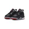 Air Jordan 4 Retro TD Bred Reimagined Baby Sneakers Black Fire-Red Cement-Grey BQ7670-006