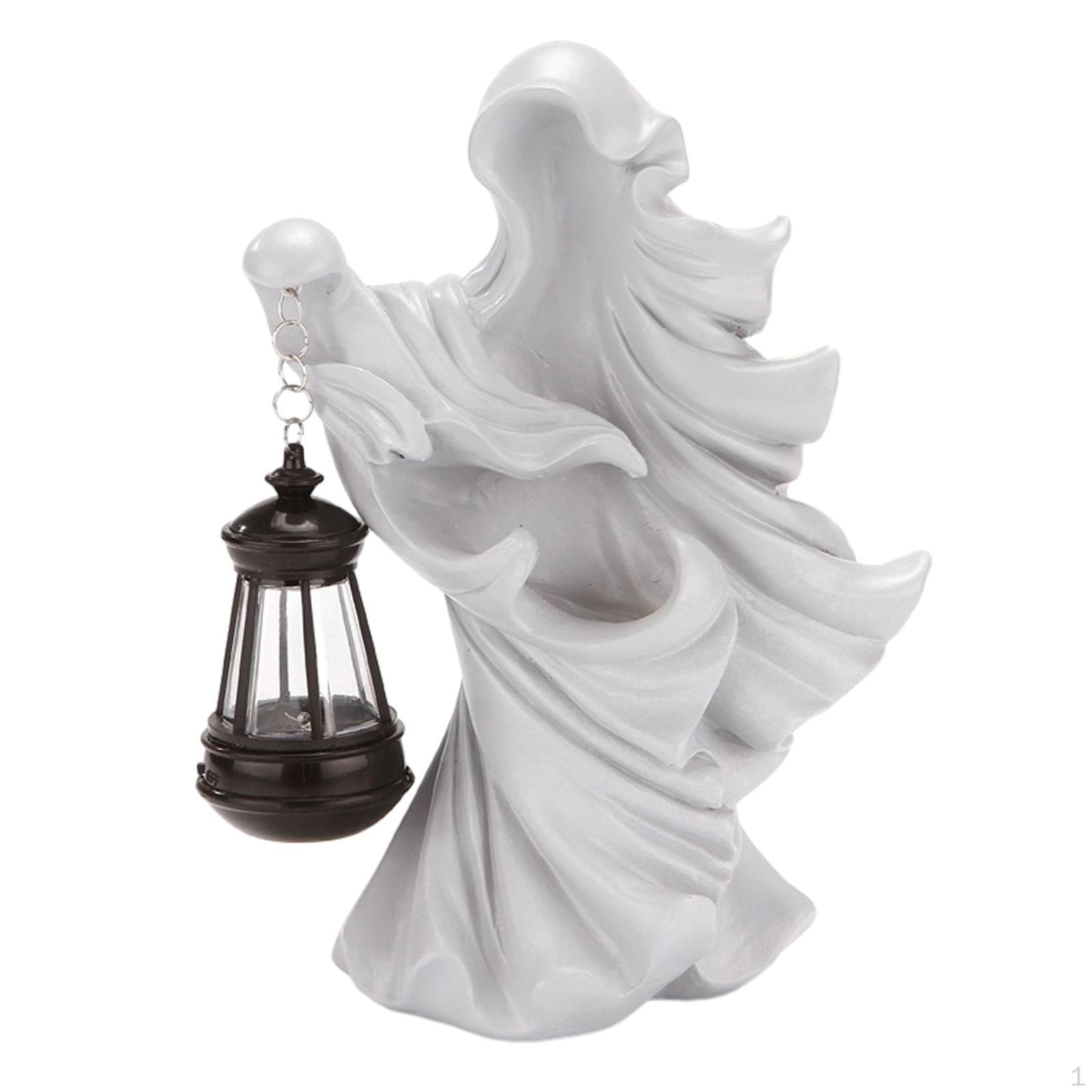 Enchanting Witch Lantern Figurine for Halloween Home Decor
