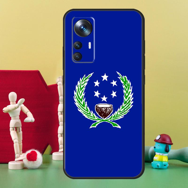 Pohnpei Ponape Flag Case For Xiaomi 15 Ultra 14 13T 14T 15T 17 Pro Max POCO X7 Pro X5 X6 F5 F6 F7 F8 Ultra Cover