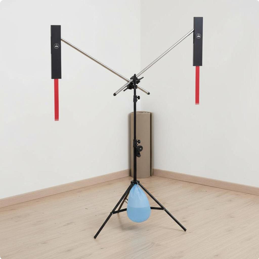 Return Shuttlecock Stable Tripod Base Solo Badminton Practice Stand Height