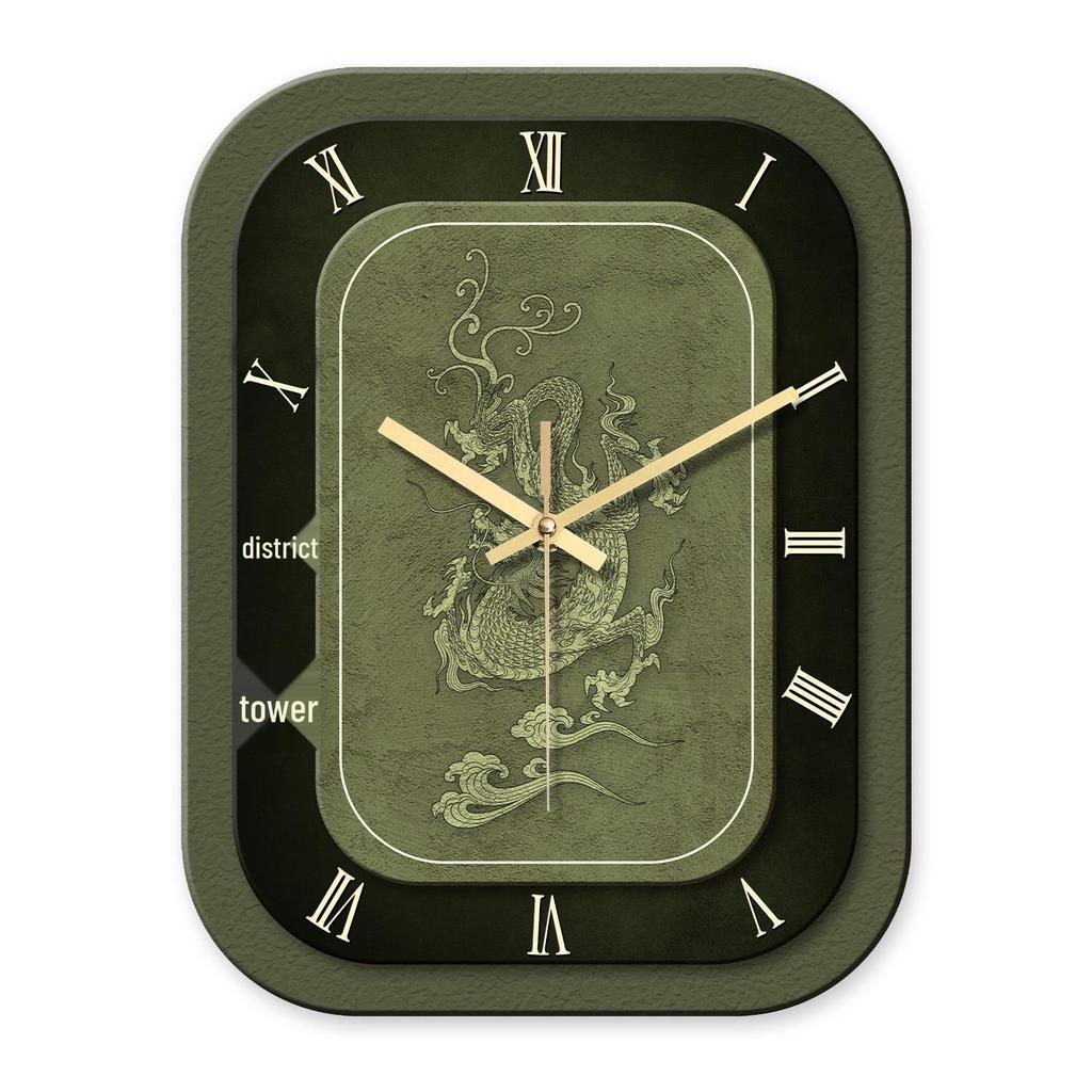 French Vintage-Style Creative Wall Clock for Living Room Decoration