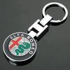 For Alfa Romeo 2026 Hot Sticker Car Emblem Keychain styling Key Ring Accessories For Alfa Romeo Giulia Stelvio Giulietta 156 159