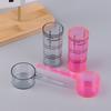 Cucchiaio dosatore in plastica per alginato dentale, misurino per materiale da impronta orale da laboratorio dentistico, tazza per miscelazione, strumenti di misurazione per polveri