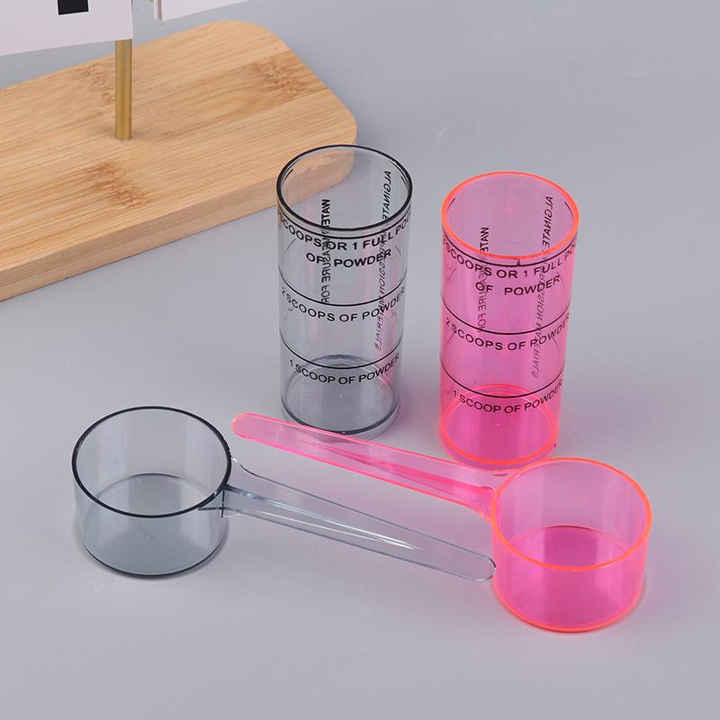 Cucchiaio dosatore in plastica per alginato dentale, misurino per materiale da impronta orale da laboratorio dentistico, tazza per miscelazione, strumenti di misurazione per polveri