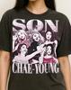 Son Chae Young Chaeyoung Shirt, 90s Vintage Retro Bootleg Chaeyoung TWICE T-Shirt, K-Pop Rapper Graphic Tee, Once Fan Aesthetic Shirt