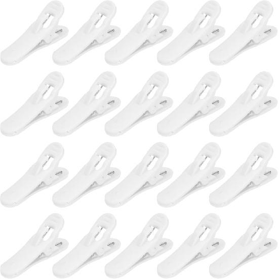 PATIKIL Headphone Wire Clip, Earphone Mount Cable Clothing Clip for Fixing Headset Headphone Earphone Wire Microphone Cord 1.3"x0.31"x0.53" - 20 Pcs