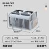 Pet Car Cage Cat Backpack, Expandable Pet Cage, Breathable Dog Bag, Multifunctional Pet, Foldable and Washable