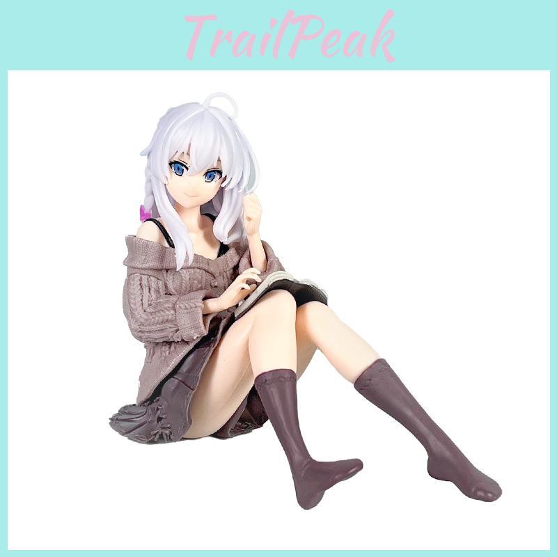 Elaina Reading Posture Anime Character Desktop Decoration For Collectors