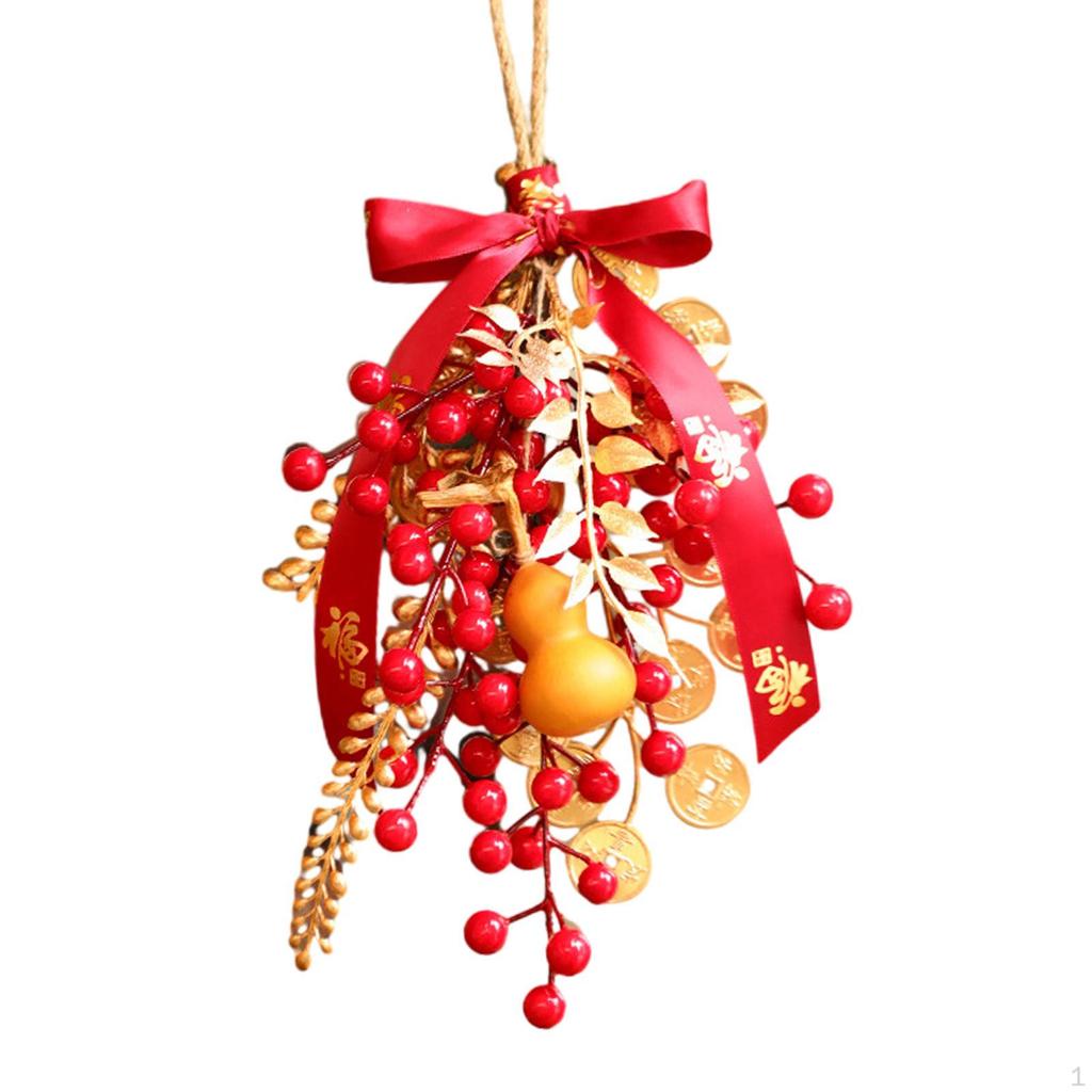 Chinese Year Decoration Door Sign Bowknot Party Supplies Pendant Spring Festival Hanging