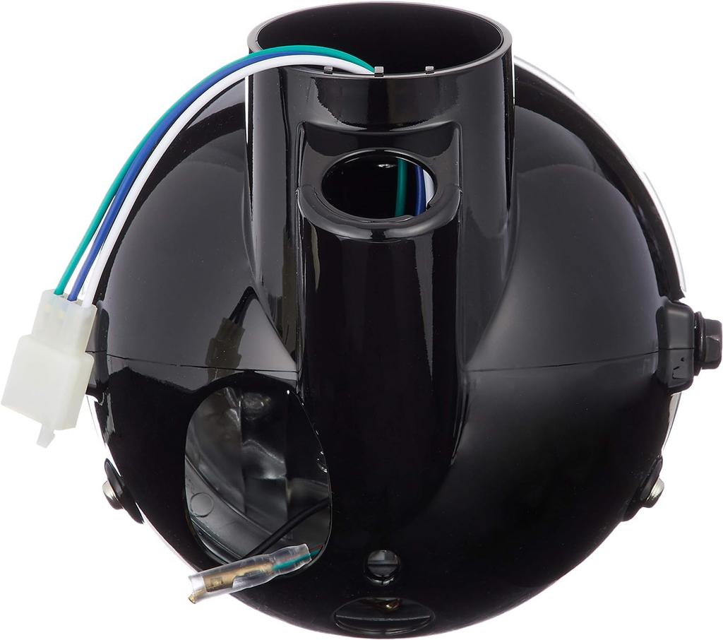 KITACO Headlight ASSY 100 Black Multireflector Monkey/Gorilla/Ape 50/Ape atd. 800-1083300