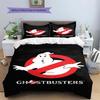 Ghostbusters Classic Movie Logo Print 3‑Pieces Duvet Cover Set Film Bedding Without Pillow Core Comforter Bedroom Home Decor