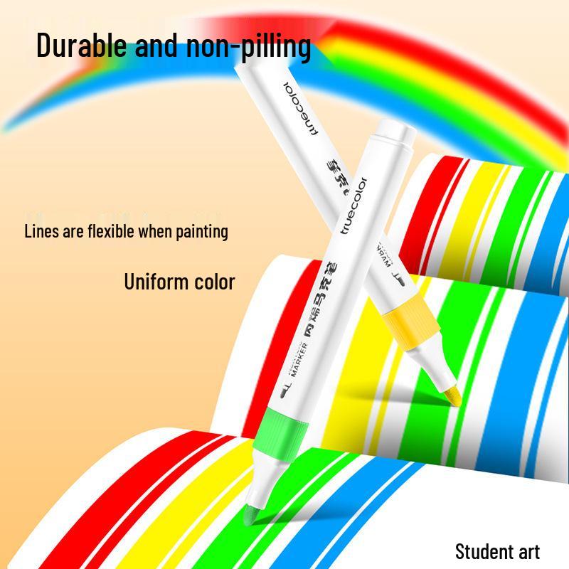 True Color 80-Pack Acrylic Markers for Art Students & Kids DIY Craft Painting
