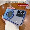 Gradient Glitter Mirror Ring Stand Phone Case For Xiaomi Redmi A3 13C 12 12C 10 10C 10A 9 9C 9A A1 Plus Soft Silicone Back Cover