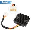 uxcell Voltage Regulator Rectifier Replacement, Compatible with 32800-33E20, 32800-33E21, SUZUKI, GSXR1000, Compatible with 2001-2004