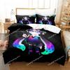 Kawaii Game Splatoon 3 Bedding Set Single Twin Full Queen King Size Bed Set Aldult Boys Bedroom Duvet cover Sets