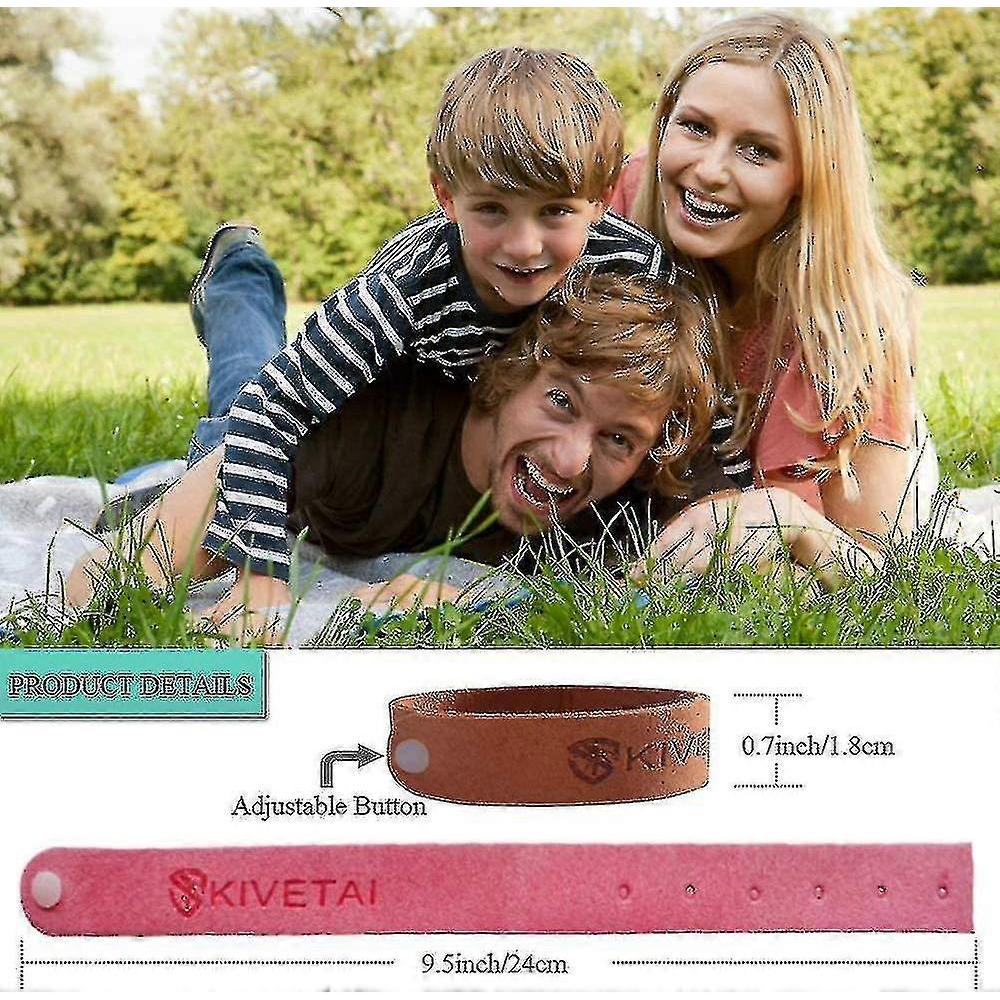 5pcs Mosquito Repellent Bracelet, Insect Repellent Bands Natural Anti Mosquito Bracelet Travel Repellent Mosquito